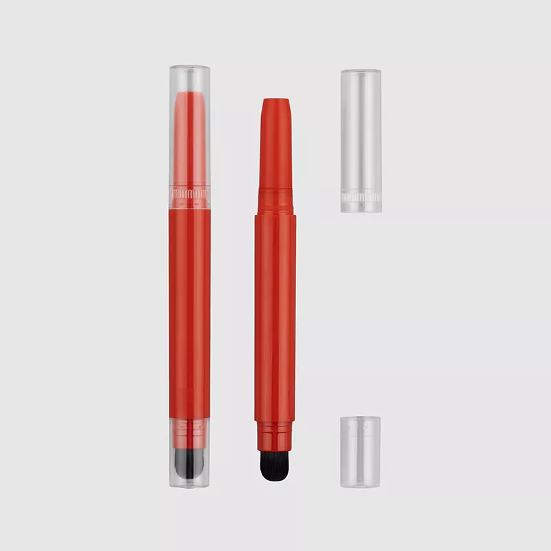 Pensil mata bibir dan pembungkusan berus bulat